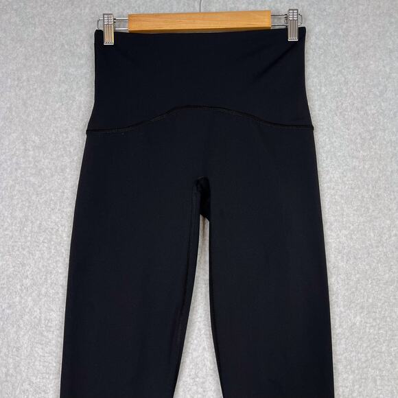 SPANX Black Booty Boost 7/8 Leggings Tummy Control Size Medium - Picture 3 of 12